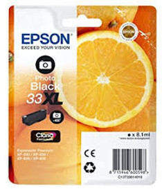 Epson 33XL C13T33614012 Photo-black Original Ink Cartridge