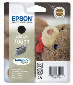 Epson T0611 T061140 Black Original Ink Cartridge