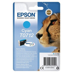 Epson C13T07124011 T0712 Cyan Original Ink Cartridge
