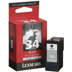 Lexmark No 34 18C0034e Black Original Ink Cartridge