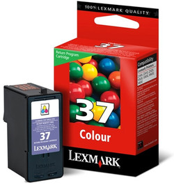 Lexmark 018C2140E No.37 Colour Original Ink Cartridge