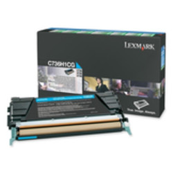 Lexmark C736H1CG Cyan Original Toner Cartridge