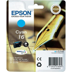 Epson T1622 C13T16224012 Cyan Original Ink Cartridge