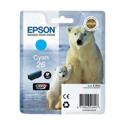 Epson T2612 C13T26124012 Cyan Original Ink Cartridge