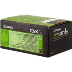 Lexmark 702K 70C20K0 Black Original Toner Cartridge