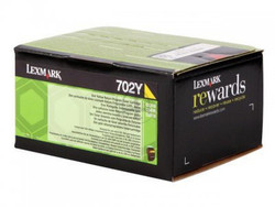 Lexmark 702Y 70C20Y0 Yellow Original Toner Cartridge