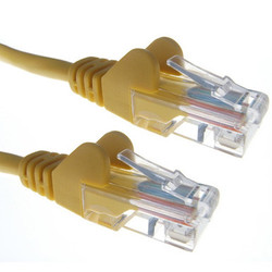 Connekt Gear 0.5m RJ45 to RJ45 UTP CAT 5e stranded network cable [YELLOW]