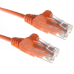 Connekt Gear 1.0m RJ45 to RJ45 UTP CAT 5e stranded network cable [ORANGE]