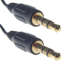 ComputerGear 2M 3.5mm Stereo Jack Male to 3.5mm Stereo Jack Male Gold End