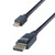 ComputerGear 2m Mini DisplayPort to DisplayPort Connector Cable - Male to Male Gold Connectors