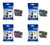 Brother Multipack Black, Cyan, Magenta, Yellow Ink Cartridges LC422VAL