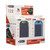 Object Solar Powered 4000mAh Dual USB Backup Battery Power Bank - Blue/Green