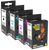 Recycled Brother Black, Cyan, Magenta, Yellow Ink Cartridges LC-424BK LC-424C 
LC-424M LC-424Y