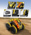 RayRC Stunt Series RC Amphibious Waterproof 4WD Toy Car