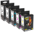 Recycled Multipack Black, Photo Black, Cyan, Magenta, Yellow Ink Cartridges PGI-550XL CLI-551XL