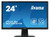 Iiyama ProLite B2483HS 24 Inch LED Backlit SD 5:4 Monitor with VGA,  HDMI + Display Port