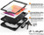 Techgear G-Shock 10.2 Inch Black Clear Rugged Tablet Case