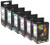 Recycled Epson T24XL High Capacity Ink Cartridge Multipack Black, Cyan, Magenta, Yellow, Light Cyan, Light Magenta - Elephant