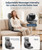 Comfier Shiatsu Back Massager with Heat & Air Compress, Massage Chair Pad for Back Relief CF-2307A