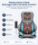 Comfier Shiatsu Back Massager with Heat & Air Compress, Massage Chair Pad for Back Relief CF-2307A