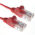Connekt Gear 1.0m RJ45 to RJ45 UTP CAT 5e stranded network cable [RED]