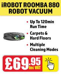 iRobot Roomba 880 Robot Vacuum Hoover only £69.95