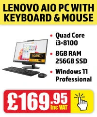 Lenovo All in One PC Bundle Deal only £169.95!