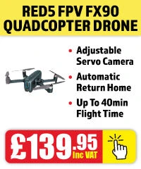 RED5 FPV FX90 Quadcopter Drone only £139.95