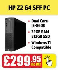 Buy the HP Z2 G4 Windows 11 ready PC from Morgan Computers