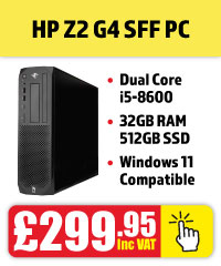 Buy the HP Z2 G4 Windows 11 ready PC from Morgan Computers