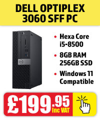 Buy refurbished Dell Optiplex 3060 SFF Intel i5 PC from Morgan Computers