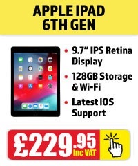 Buy Refurbished Apple iPad 6th Gen 128GB WiFi Space Grey from Morgan Computers