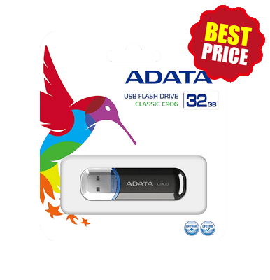 ADATA C906 Compact 32GB USB 2.0 Pen Drive Memory Stick - Morgan ADATA C906 Compact 32GB USB 2.0 Pen Drive Memory Stick - Morgan