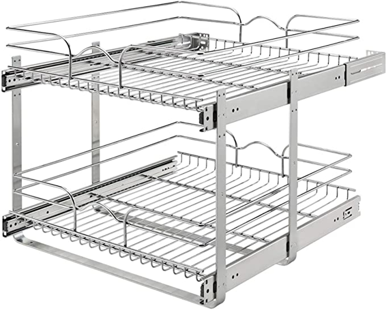 Rev-A-Shelf - 5CW2-2122SC-CR - 21 2-Tier Cookware Organizer w/ Soft-Close