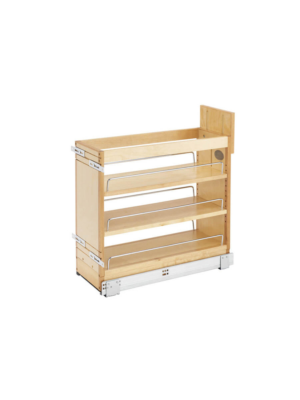 448WC8C - 8 Wall Pull-out Organizer w/ Adjustable Shelves for 12 Wall  Cabinet - Natural Maple - Express Kitchens