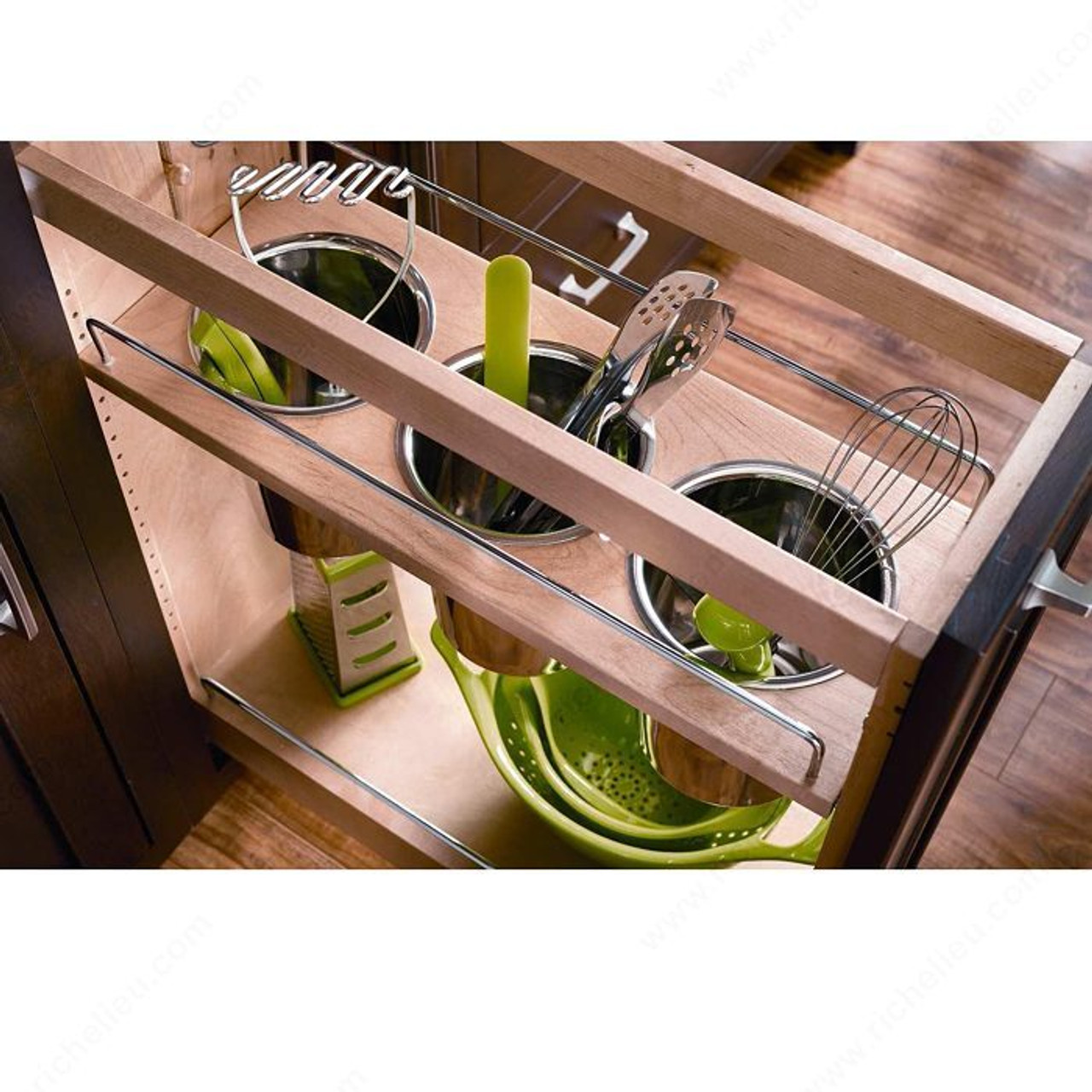 Rev-A-Shelf 448KB Series Pull-Out Knife and Utensil Base Cabinet