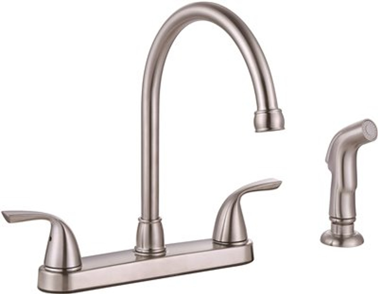3552605 PREMIER® SANIBEL™ TWO-HANDLE KITCHEN FAUCET WITH SIDE SPRAY, BRUSHED  NICKEL Express Kitchens