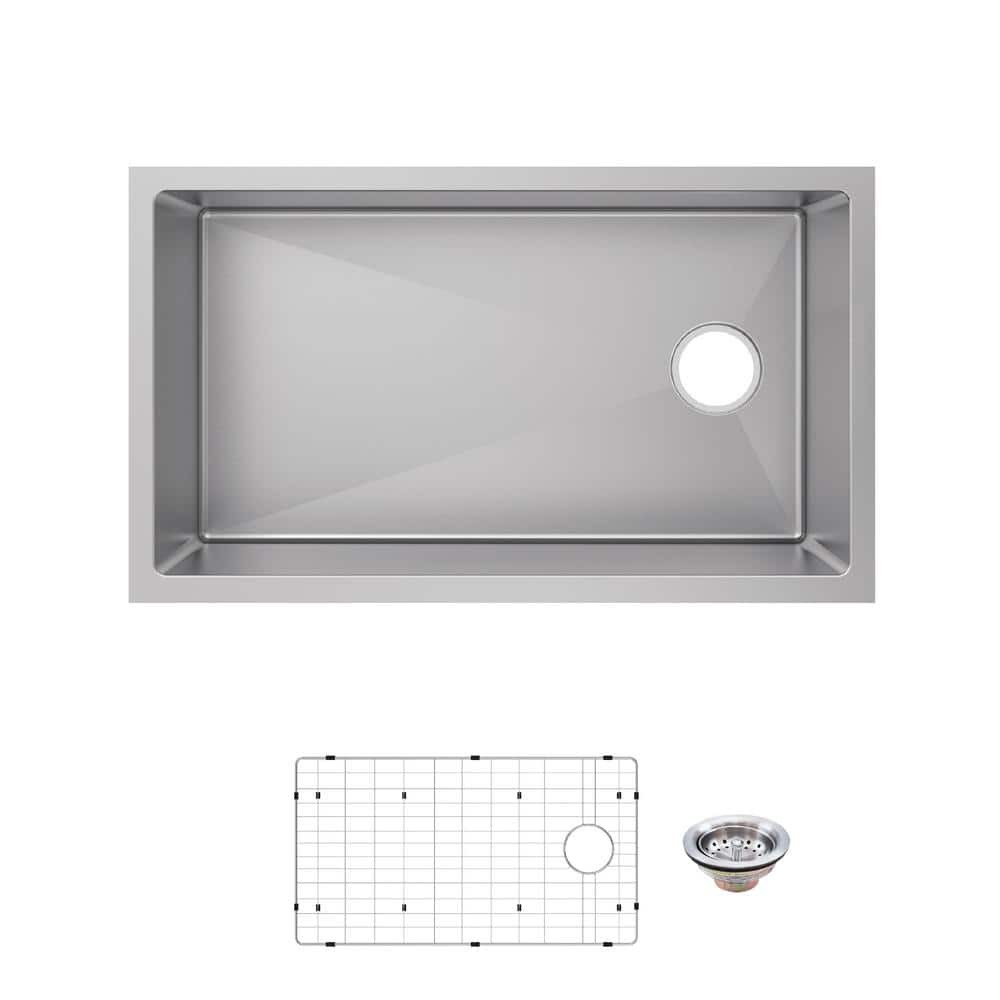 SIN-18-SINBWL-3018 - UNDERMOUNT OVERSIZED RECTANGLE SINGLE BOWL