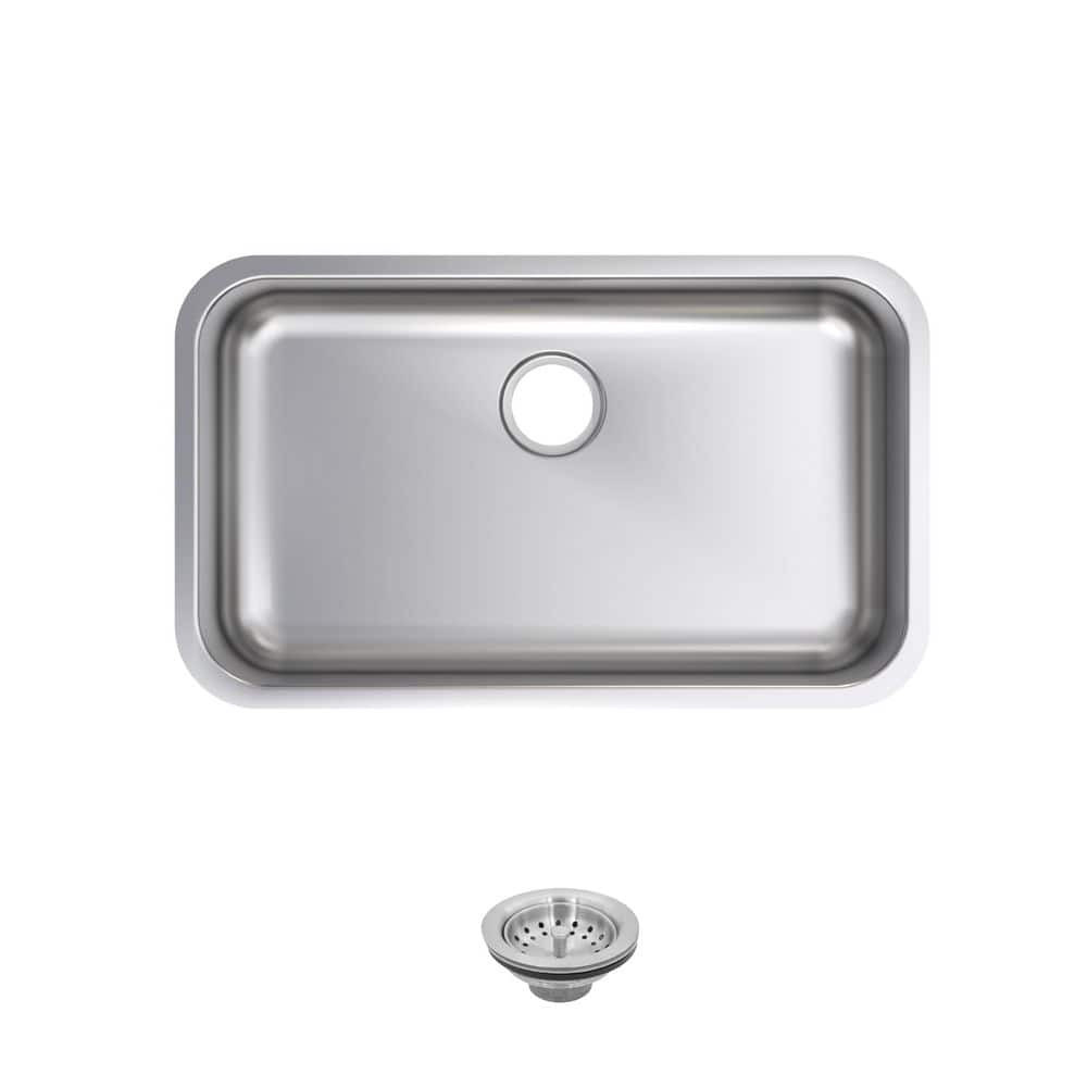 SIN-18-SINBWL-3018 - UNDERMOUNT OVERSIZED RECTANGLE SINGLE BOWL
