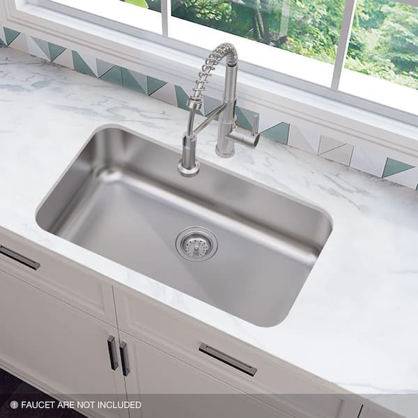 SIN-18-SINBWL-3018 - UNDERMOUNT OVERSIZED RECTANGLE SINGLE BOWL