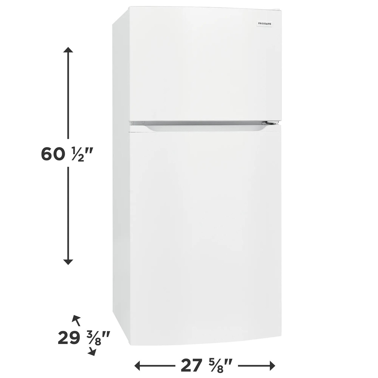 Frigidaire サイドバイサイド冷蔵庫 ホワイト FFHT1425VW - Frigidaire 13.9 Cu. Ft. Top Freezer Refrigerator