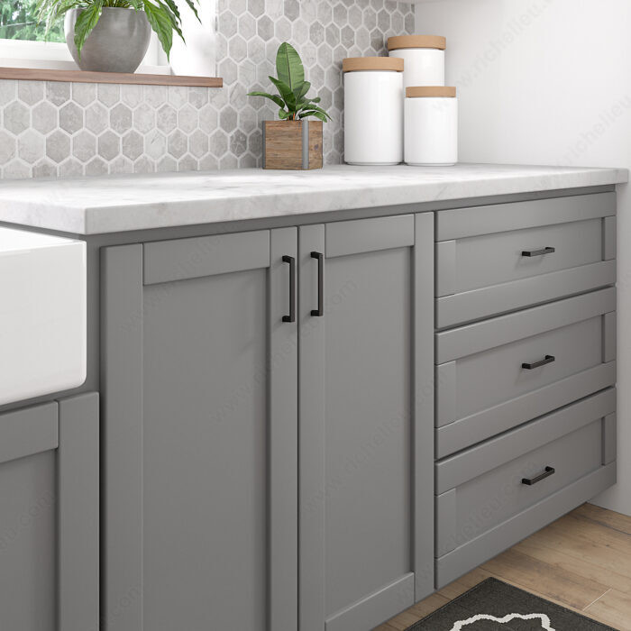 BP1076900 - Modern Metal Pull - 107 | Express Kitchens