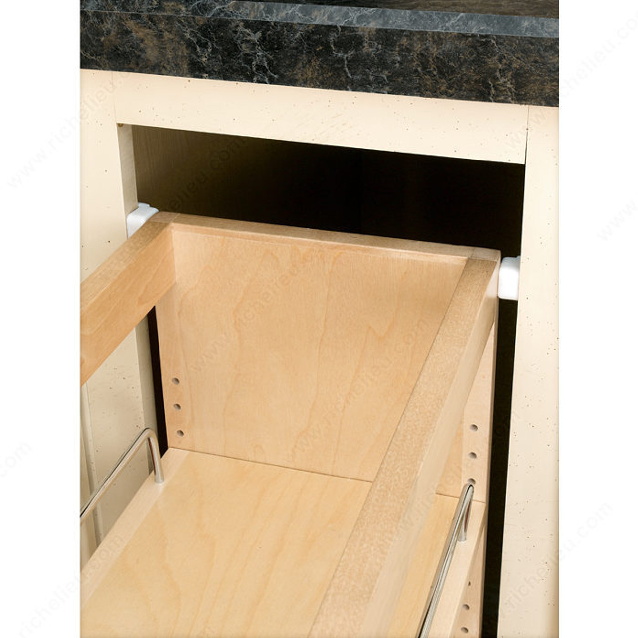 448-BC-11C - 11 Pullout Wood Base Cabinet Organizer - Express Kitchens