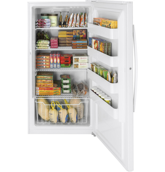 FUF17SMRWW - GE® 17.3 Cu. Ft. Frost-Free Garage Ready Upright