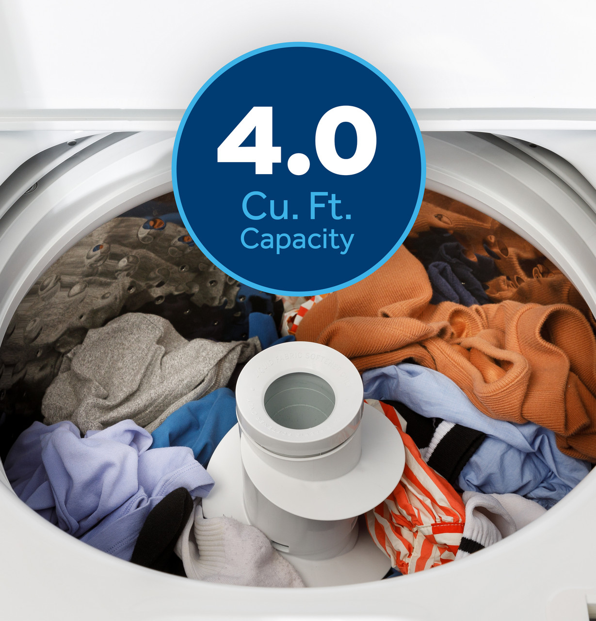 GTW220ACWWW - GE® 3.8 cu. ft. capacity stainless steel basket
