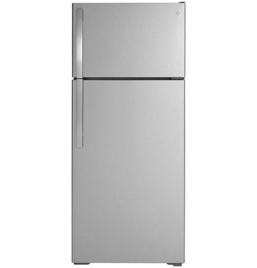 GE 21.2 cu.ft. Top Freezer Refrigerator Stainless Steel - Express