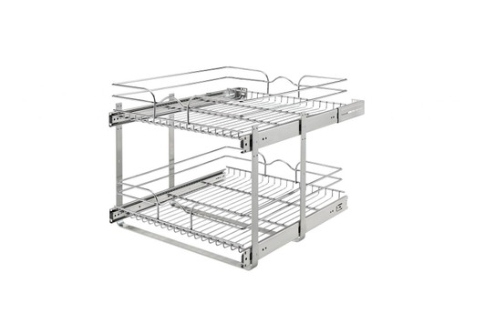 Rev-A-Shelf 2 Tier Cookware Organizer - Chrome 5CW2-1222-CR