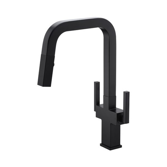 KSK1219SG - Two Handles High-Arc Kitchen Faucet – KSK1219 - Satin
