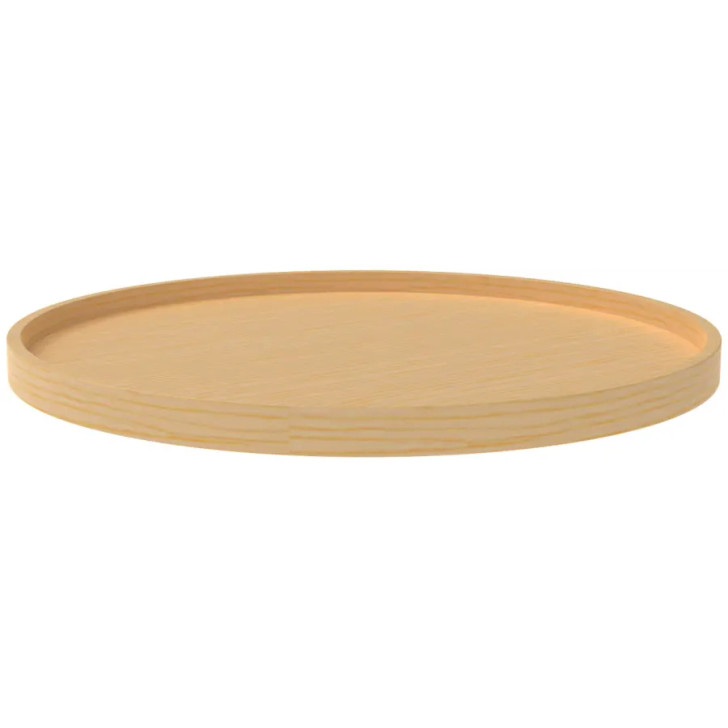 4WLS001-18-B52 18" Wood Full Circle W/Bearing For Lazy Susan-Wood-Light Brown