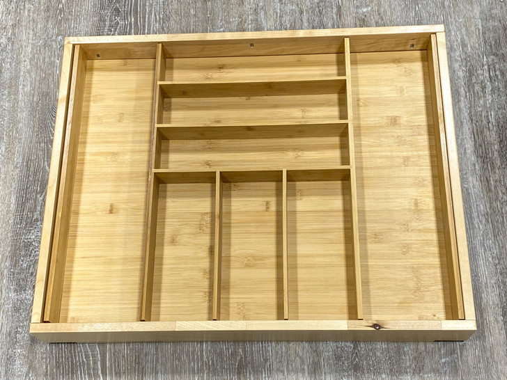 CTO30 Wood Cutlery Tray Organizer- 25-1/8